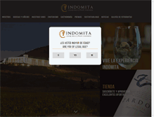 Tablet Screenshot of indomita.cl