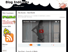 Tablet Screenshot of miblog.indomita.org